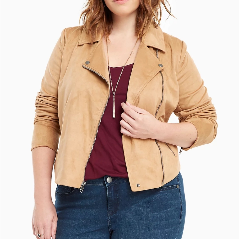 Torrid - Brown Suede Jacket